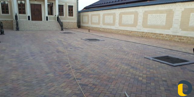 Укладка брусчатки