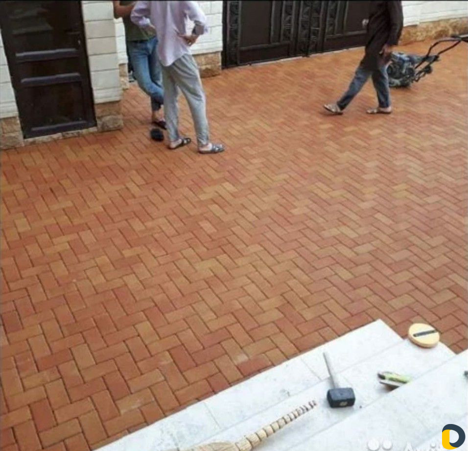 Укладка брусчатки