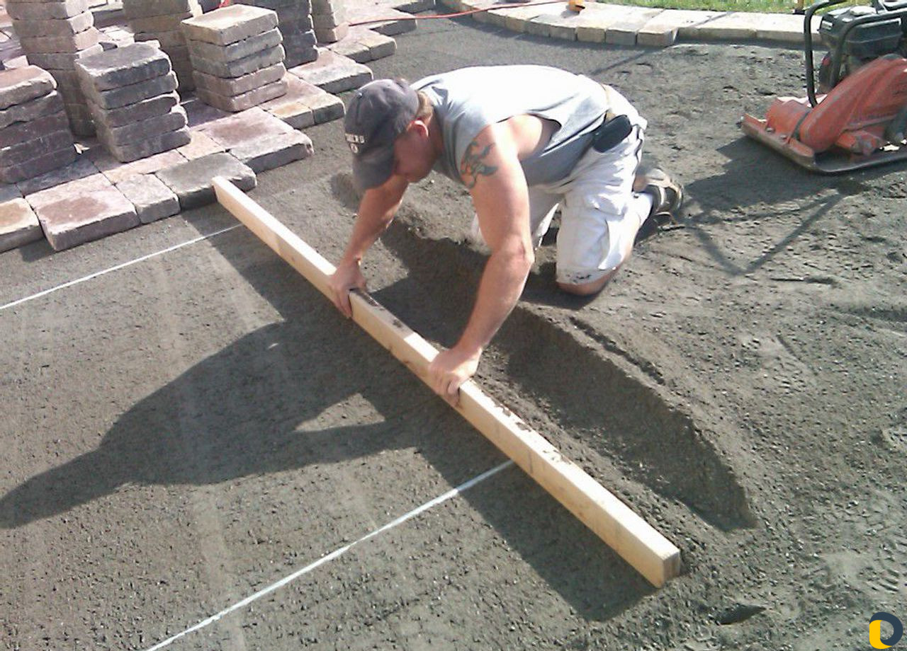 Укладка брусчатки