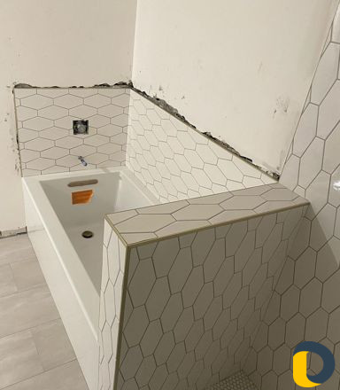 Укладка кафеля