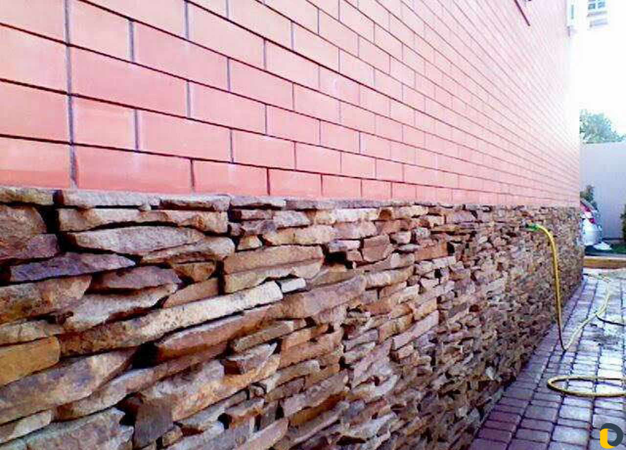 Укладка природного камня песчаник