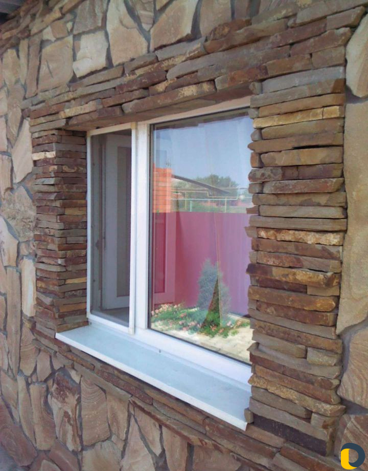 Укладка природного камня песчаник