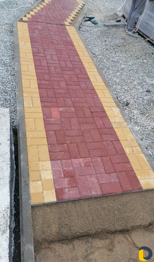 Укладка тратуарной плитки