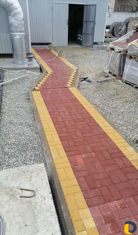 Укладка тратуарной плитки