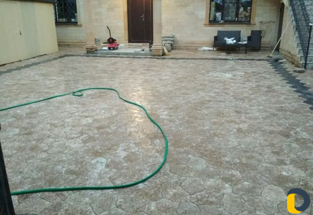 Укладка тротуарной плитки и дикого камня