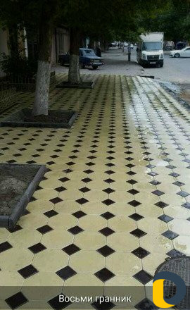Укладка тротуарной плитки и дикого камня