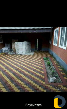 Укладка тротуарной плитки и дикого камня