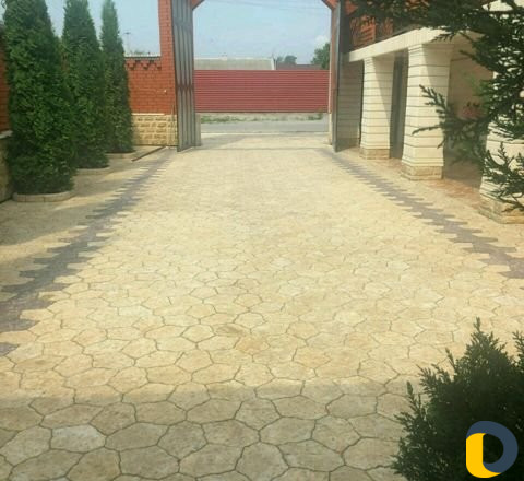 Укладка тротуарной плитки и дикого камня