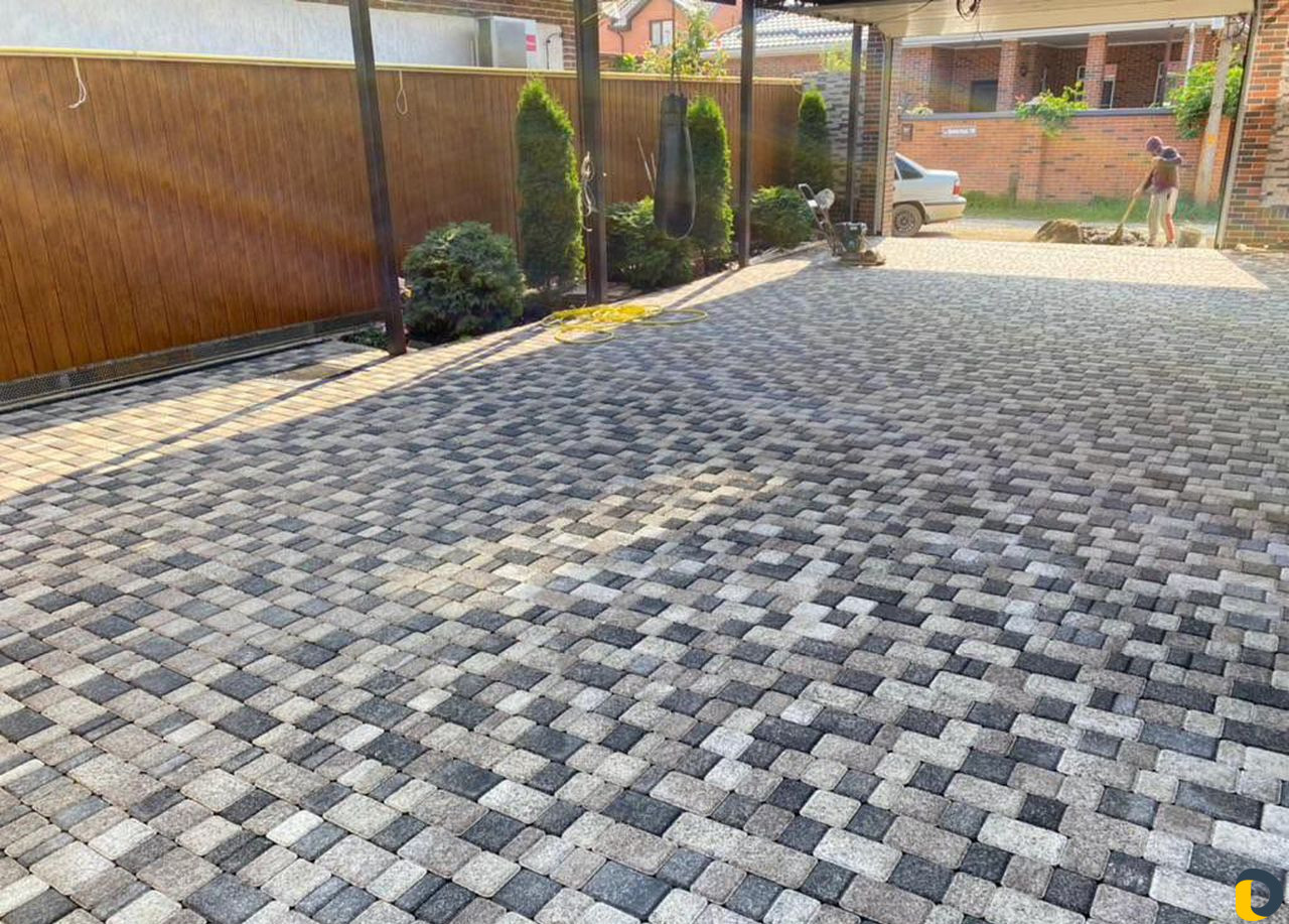 Укладка тротуарной плитки под ключ