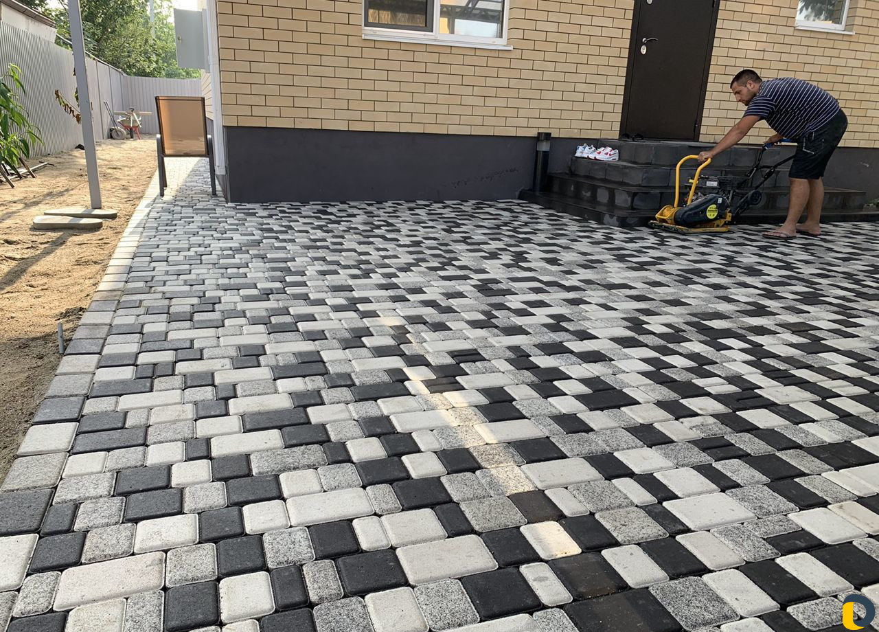 Укладка тротуарной плитки под ключ