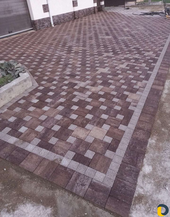 Укладка тротуарной плитки