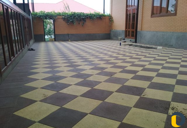 Укладка тротуарной плитки
