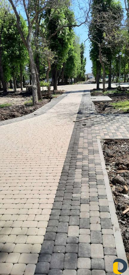 Укладка тротуарной плитки