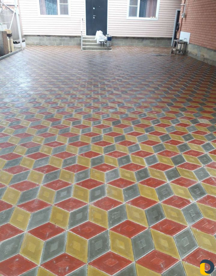 Укладка тротуарной плитки