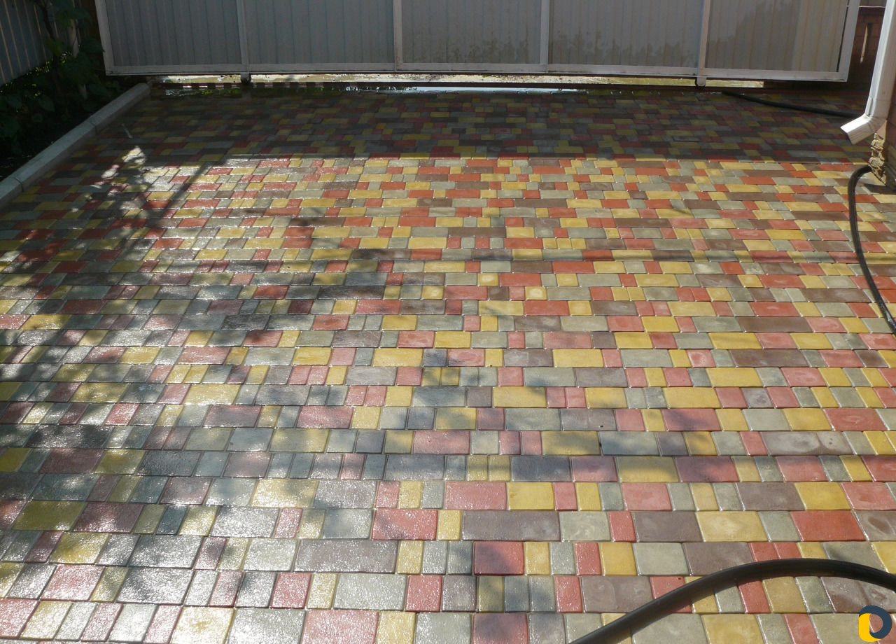 Укладка тротуарной плитки