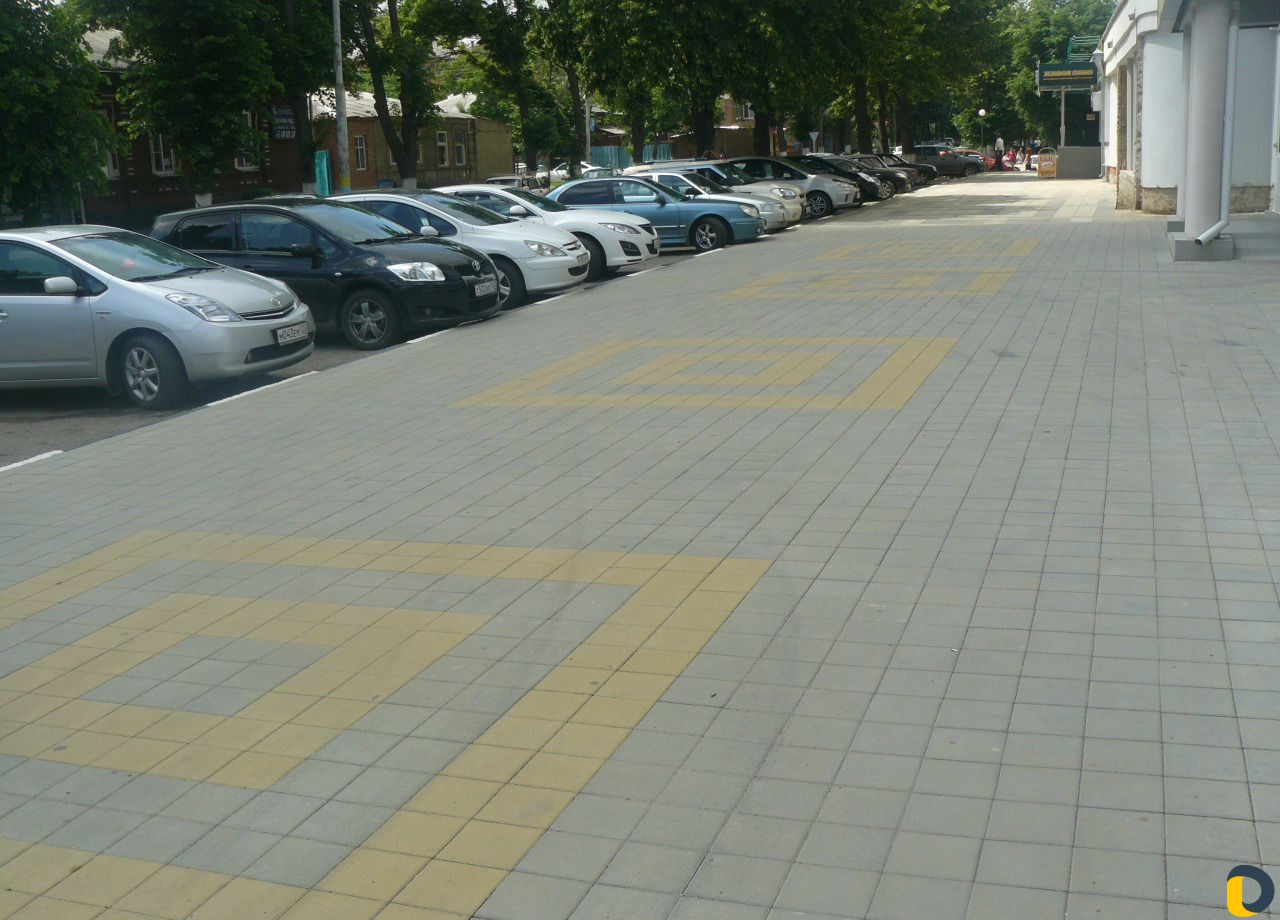 Укладка тротуарной плитки