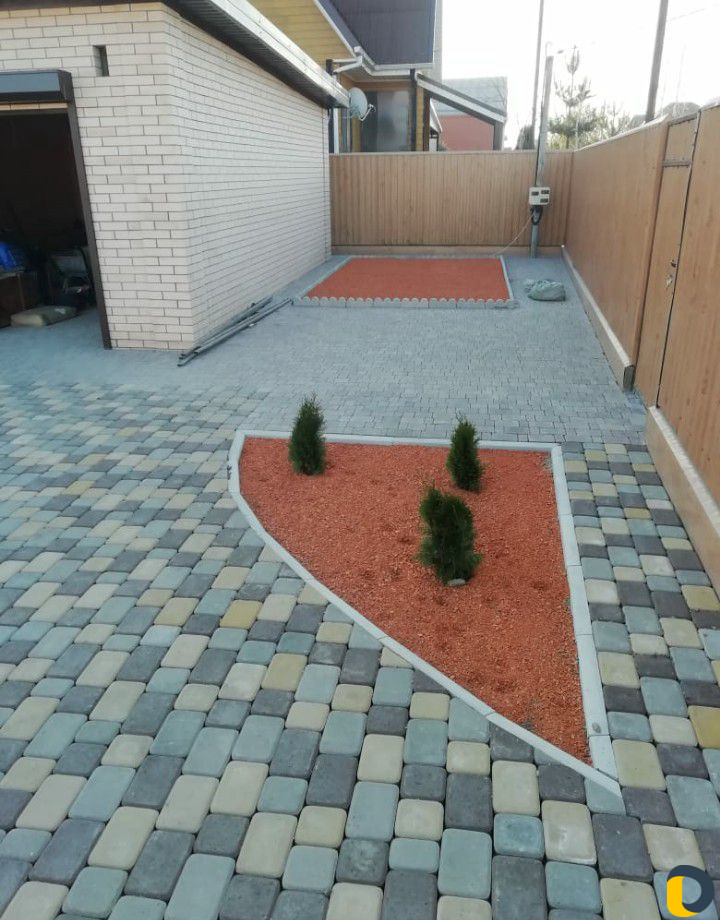 Укладка тротуарной плитки