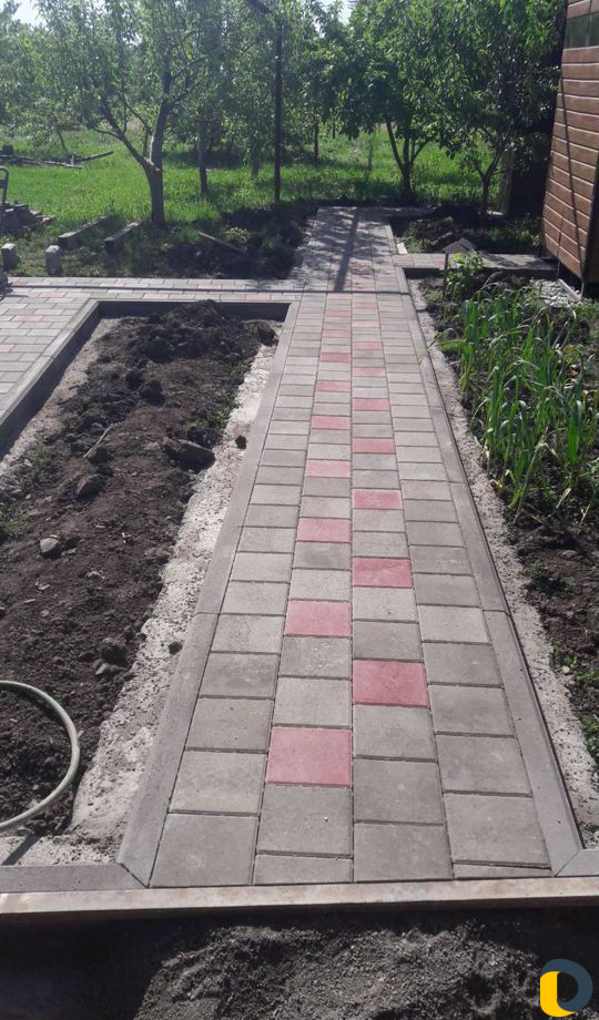Укладка тротуарной плитки