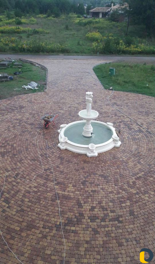 Укладка тротуарной плитки