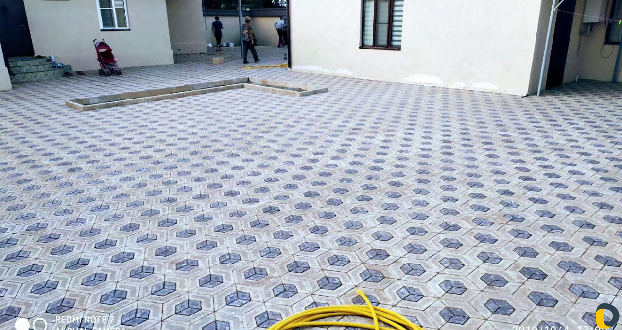 Укладка тротуарной плитки