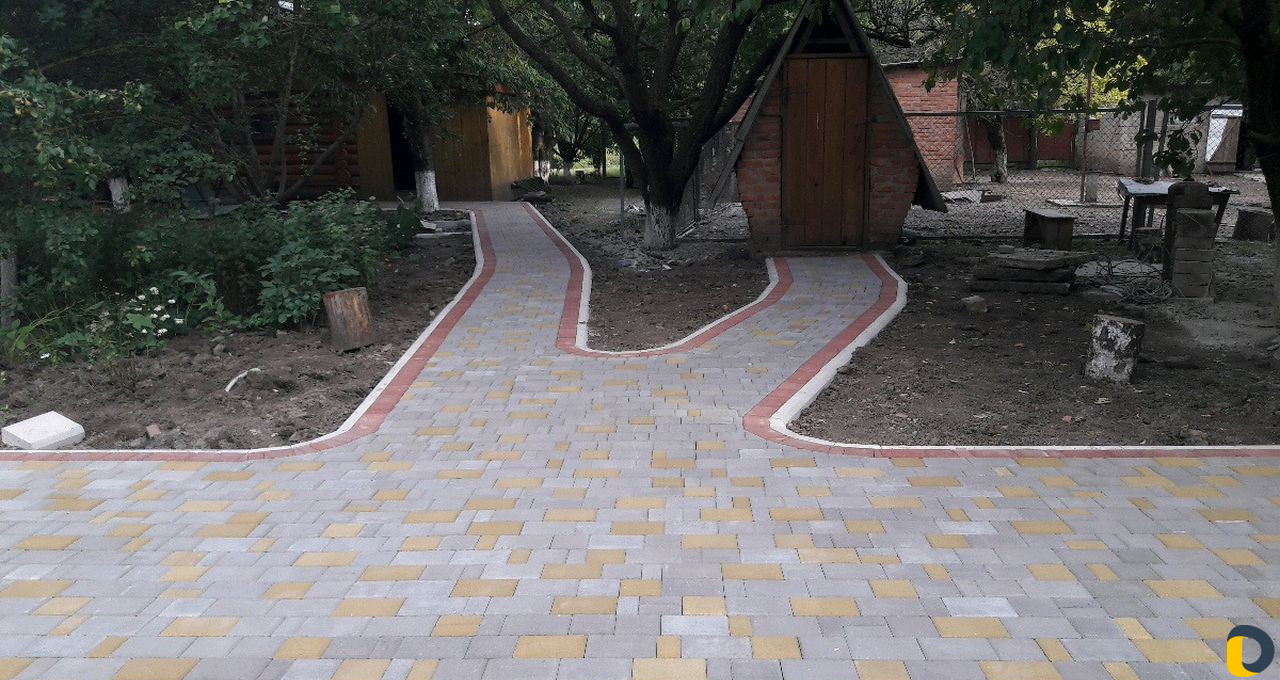 Укладка тротуарной плитки