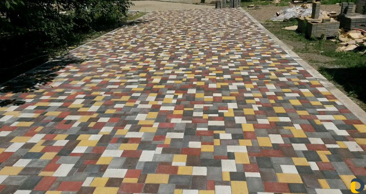Укладка тротуарной плитки