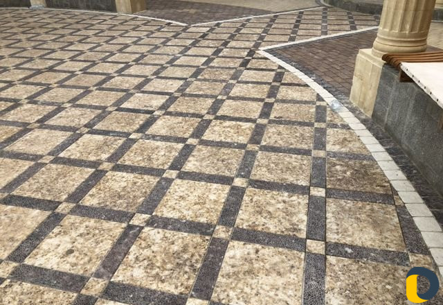 Укладка тротуарной плитки