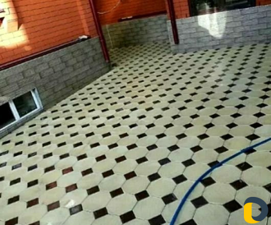 Укладка тротуарной плитки