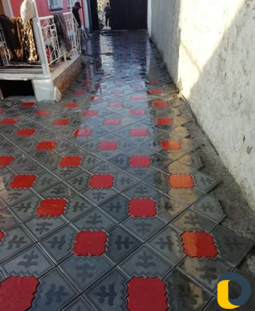 Укладка тротуарной плитки