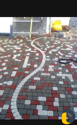 Укладка тротуарной плитки