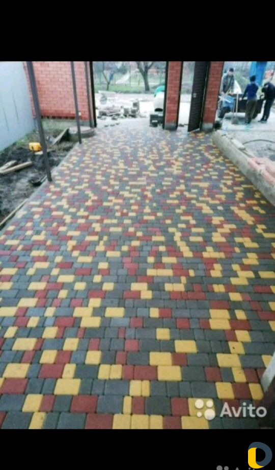 Укладка тротуарной плитки