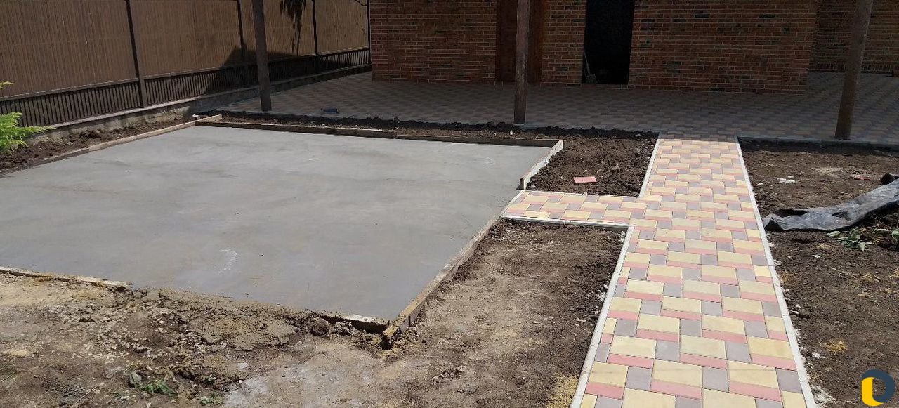 Укладка тротуарной плитки