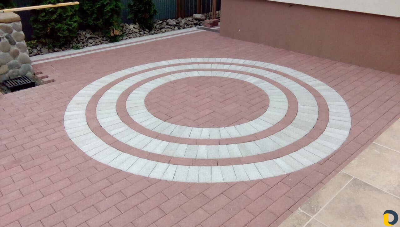 Укладка тротуарной плитки