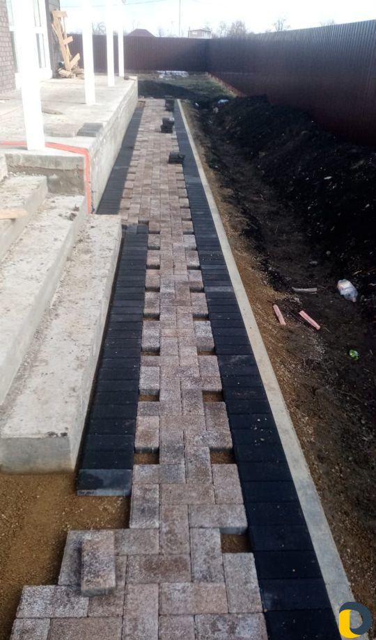 Укладка тротуарной плитки