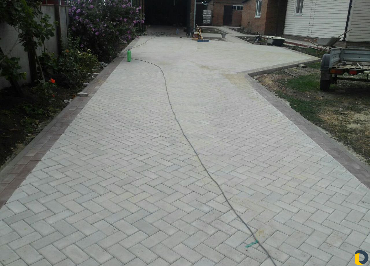 Укладка тротуарной плитки