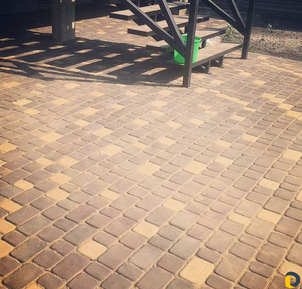 Укладка тротуарной плитки