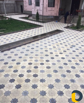 Укладка тротуарной плитки