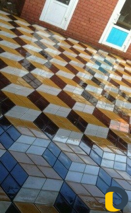 Укладка тротуарной плитки