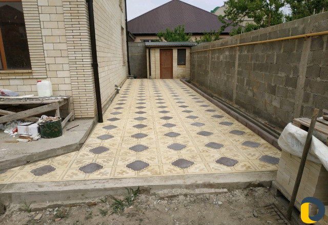 Укладка тротуарной плитки