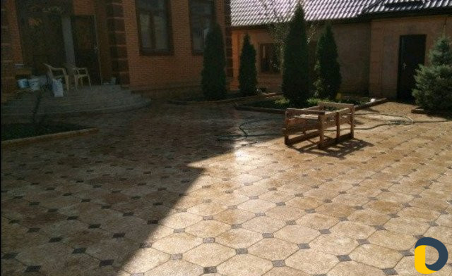 Укладка тротуарной плитки