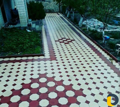 Укладка тротуарной плитки