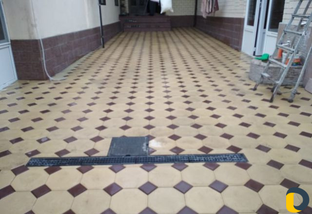 Укладка тротуарной плитки