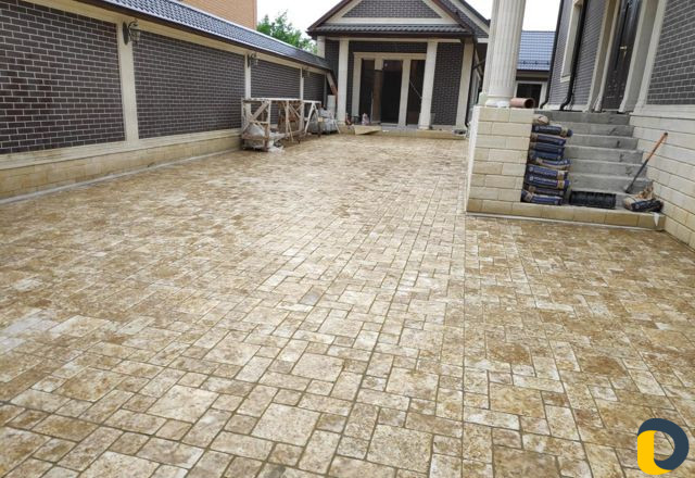 Укладка тротуарной плитки