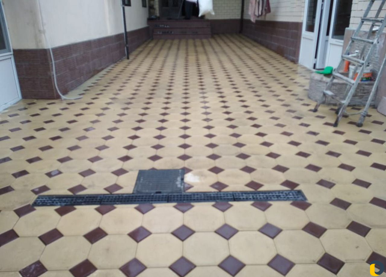 Укладка тротуарной плитки