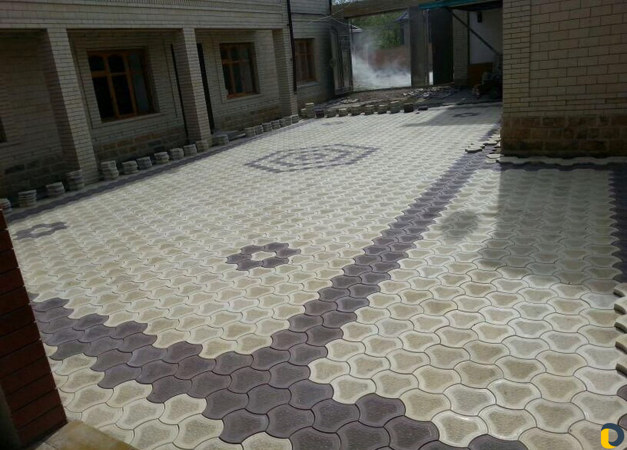 Укладка тротуарной плитки