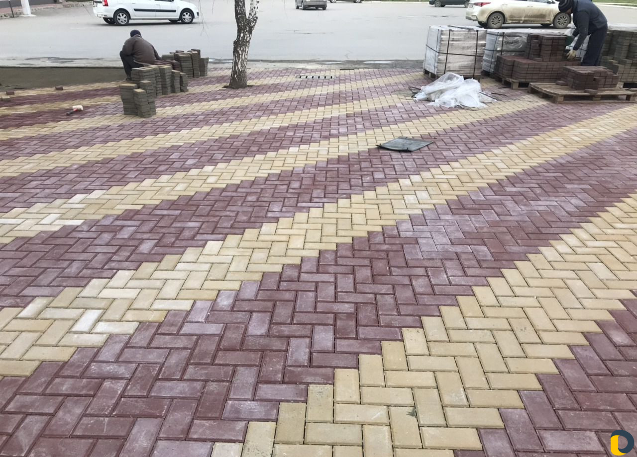Укладка тротуарной плитки