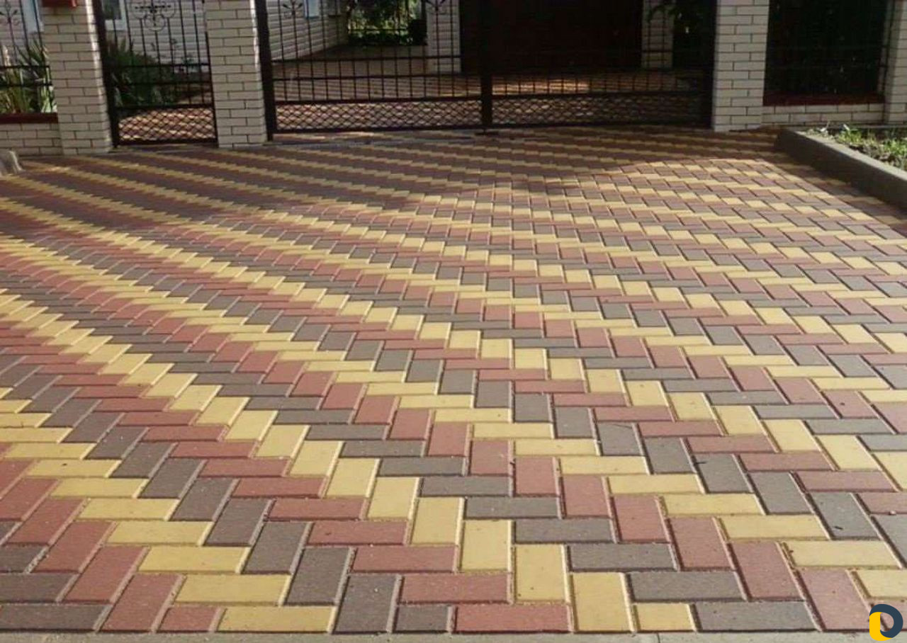 Укладка тротуарной плитки