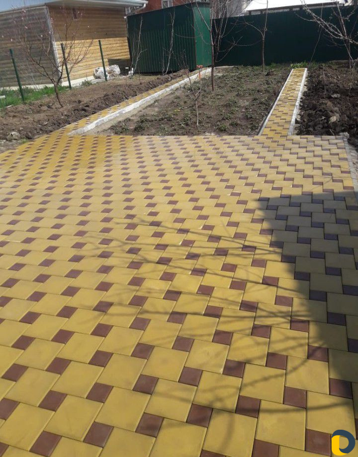 Укладка тротуарной плитки