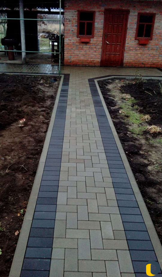 Укладка тротуарной плитки