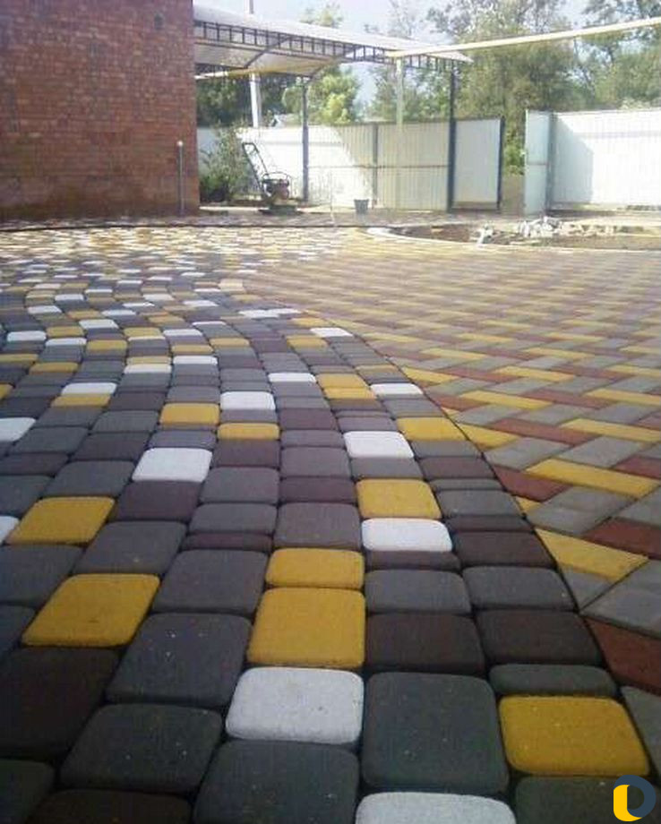 Укладка тротуарной плитки